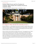 Gardner-Webb Provost and Vice President for Academic Affairs Names New Assistant Provost for Academic Affairs