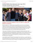 Gardner-Webb’s Early Admission Advantage Offers Housing, Parking and Other Benefits