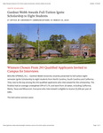Gardner-Webb Awards Full-Tuition Ignite Scholarship to Eight Students