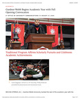 Gardner-Webb Begins Academic Year with Fall Opening Convocation