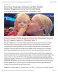 Four-Time Paralympic Swimmer and New Mother Mallory Weggemann Earns Fourth Gold Medal by Office of University Communications