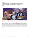 CBS Analyst Gene Steratore is Featured Speaker for Gardner-Webb Baseball’s First Pitch Celebration on Feb. 1