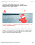 Hootsuite, the Leading Social Media Marketing Platform, and Gardner-Webb to Host Second Annual Higher Ed Social Media Summit
