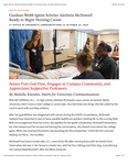 Gardner-Webb Ignite Scholar Aletheia McDowell Ready to Begin Nursing Career