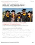 Gardner-Webb to Award its 25,000th Bachelor’s Degree During Spring Commencement on May 8 by Office of University Communications