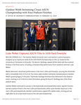 Gardner-Webb Swimming Closes ASUN Championship with Four Podium Finishes
