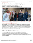 Double Dawg Day Donations in 2024 Help Support Research by Gardner-Webb Students