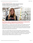 Gardner-Webb Summer Fellow Kyndal Jackson Furthers Research on Antimicrobials