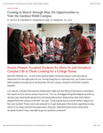 Coming in March through May: Six Opportunities to Visit the Gardner-Webb Campus
