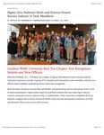 Sigma Zeta National Math and Science Honor Society Inducts 31 New Members