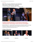 Nine New Gardner-Webb Faculty Members Welcomed at 2024 Faculty Assembly