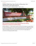 Gardner-Webb Hires New Faculty in Education, Arts and Sciences, and Health Sciences