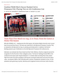 Gardner-Webb Men’s Soccer Ranked 3rd in Preseason Poll, Placing Two on All-Conference List