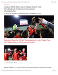 Gardner-Webb Men’s Soccer Makes History with First Big South Conference Tournament Championship