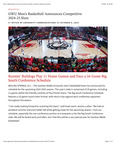 GWU Men’s Basketball Announces Competitive 2024-25 Slate