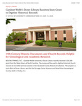 Gardner-Webb’s Dover Library Receives State Grant to Digitize Historical Records