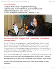 Gardner-Webb Online Programs in Nursing, Cybersecurity, Human Services, Homeland Security and Criminal Justice Start March 7