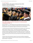 Gardner-Webb to Recognize Graduates from 2024 Summer and Fall Semesters by Office of University Communications