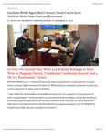 Gardner-Webb Signs Men’s Soccer Head Coach Scott Wells to Multi-Year Contract Extension by Office of University Communications