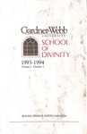 1993 - 1994, Gardner-Webb University Graduate Academic Catalog, M. Christopher White School of Divinity