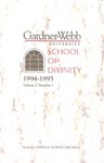 1994 - 1995 Gardner-Webb University Graduate Academic Catalog, M. Christopher White School of Divinity