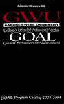 2003 - 2004, Gardner-Webb University GOAL Academic Catalog by Gardner-Webb University