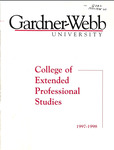 1997 - 1998, Gardner-Webb University GOAL Academic Catalog