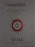 1993 - 1994, Gardner-Webb University GOAL Academic Catalog