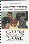 2002 - 2003, Gardner-Webb University GOAL Academic Catalog