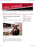 Get to Know the New CMU Intern by Jonelle Bobak