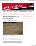 Relay for Life Appears at Gardner-Webb by Kanisha Fowler