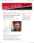 The Faces of Gardner-Webb SGA-Collin Helms by Jonelle Bobak