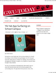 Yik Yak App Surfacing on School Campus