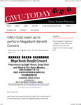 GWU Clubs Team up to Perform MegaBash Benefit Concert