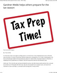 Gardner-Webb Helps Others Prepare for the Tax Season