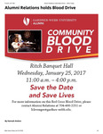 Alumni Relations Holds Blood Drive by Hannah Anders
