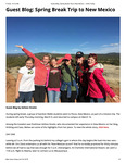 Guest Blog: Spring Break Trip to New Mexico by Ashton Knotts