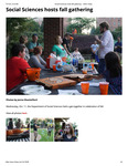 Social Sciences Hosts Fall Gathering by GWU-Today