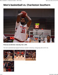 Men's Basketball vs. Charleston Southern by Lisa Martinat