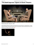 'The Bald Soprano' Opens in Dover Theatre