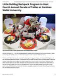 Little Bulldog Backpack Program to Host Fourth Annual Parade of Tables at Gardner-Webb University by GWU Today