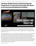 Gardner-Webb School of Performing and Visual Arts to Host Annual Faculty Art Show in Ali Pouryousefi Memorial Gallery