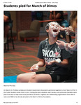 Students Pied for March of Dimes by GWU Today