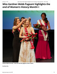 Miss Gardner-Webb Pageant Highlights the End of Women's History Month by Alexa Key