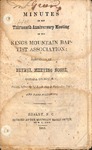 1864 Minutes of the Kings Mountain Baptist Association by Kings Mountain Baptist Association