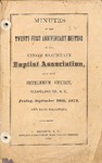 1872 Minutes of the Kings Mountain Baptist Association by Kings Mountain Baptist Association