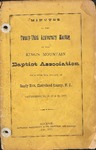 1874 Minutes of the Kings Mountain Baptist Association by Kings Mountain Baptist Association