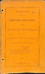 1884 Minutes of the Kings Mountain Baptist Association by Kings Mountain Baptist Association