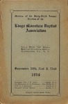 1916 Minutes of the Kings Mountain Baptist Association