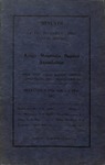 1922 Minutes of the Kings Mountain Baptist Association